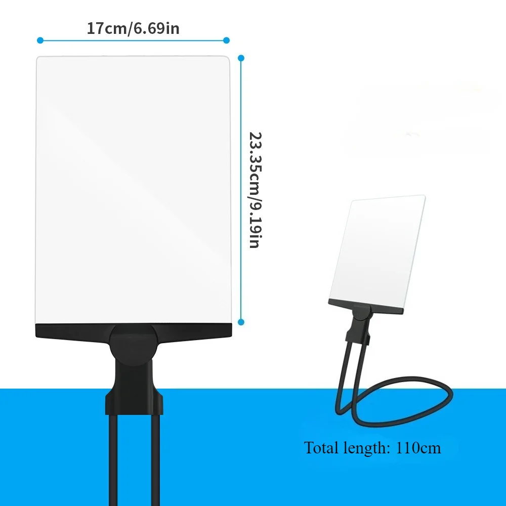 

10-кратная шейная лупа, квадратная высококачественная акриловая лупа для чтения книг, лупа для телефона, лупа для экрана телефона, руки помощи