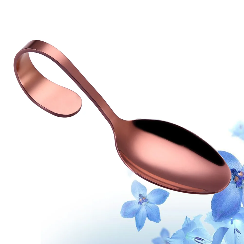 

Spoon Spoons Serving Curved Appetizer Steel Stainless Baby Metal Handle Canape Tea Dessert Ice Tasting Soup Coffee Dinner Sugar