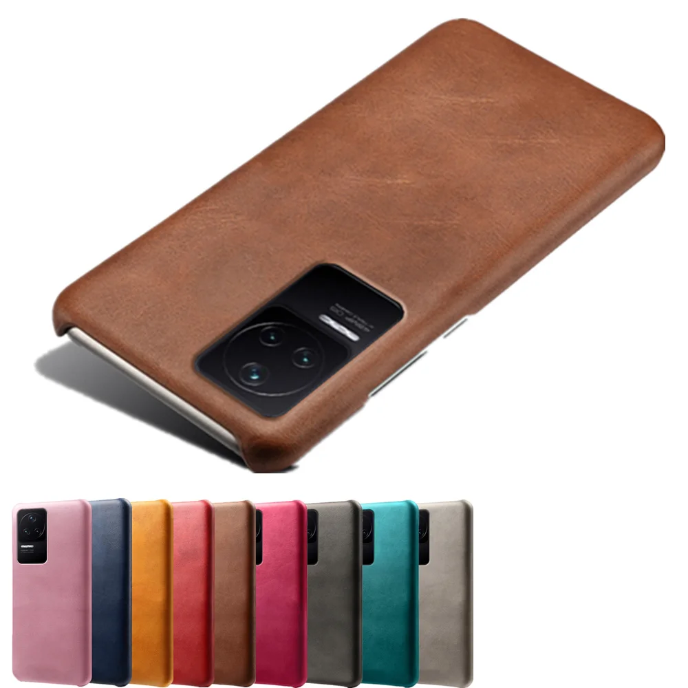 

Poco F4 5G Protector Case Luxury PU Leather Cover For Xiaomi Pocophone Little F4 GT F4GT PocoF4 GT Slim PC Phone Coque Poko F4