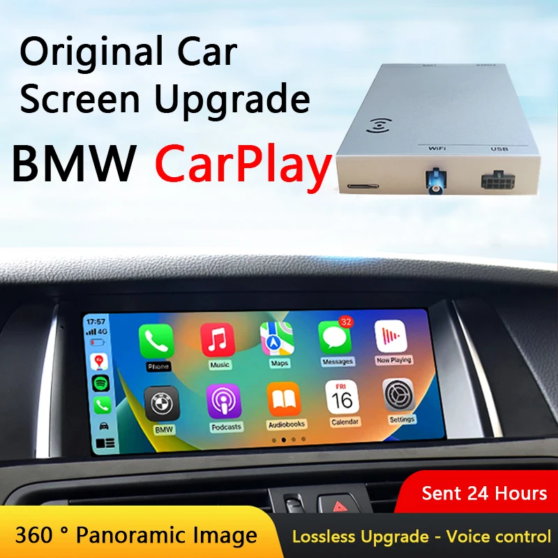 

Wireless CarPlay for BMW NBT EVO CIC 1 2 3 4 5 6 7 Series X1 X3 X4 X5 X6 MINI F56 F15 F16 F25 F26 F48 F01 F10 F22 F20 F30