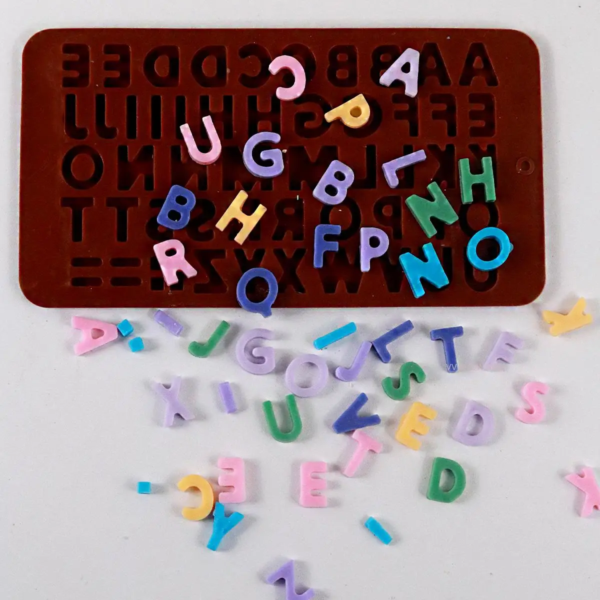 Инструменты для торта маленькие буквы алфавита милая детская силиконовая форма