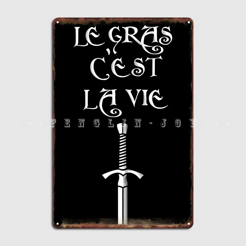 

La Vie Metal Sign Living Room Custom Club Party Poster Tin Sign Posters