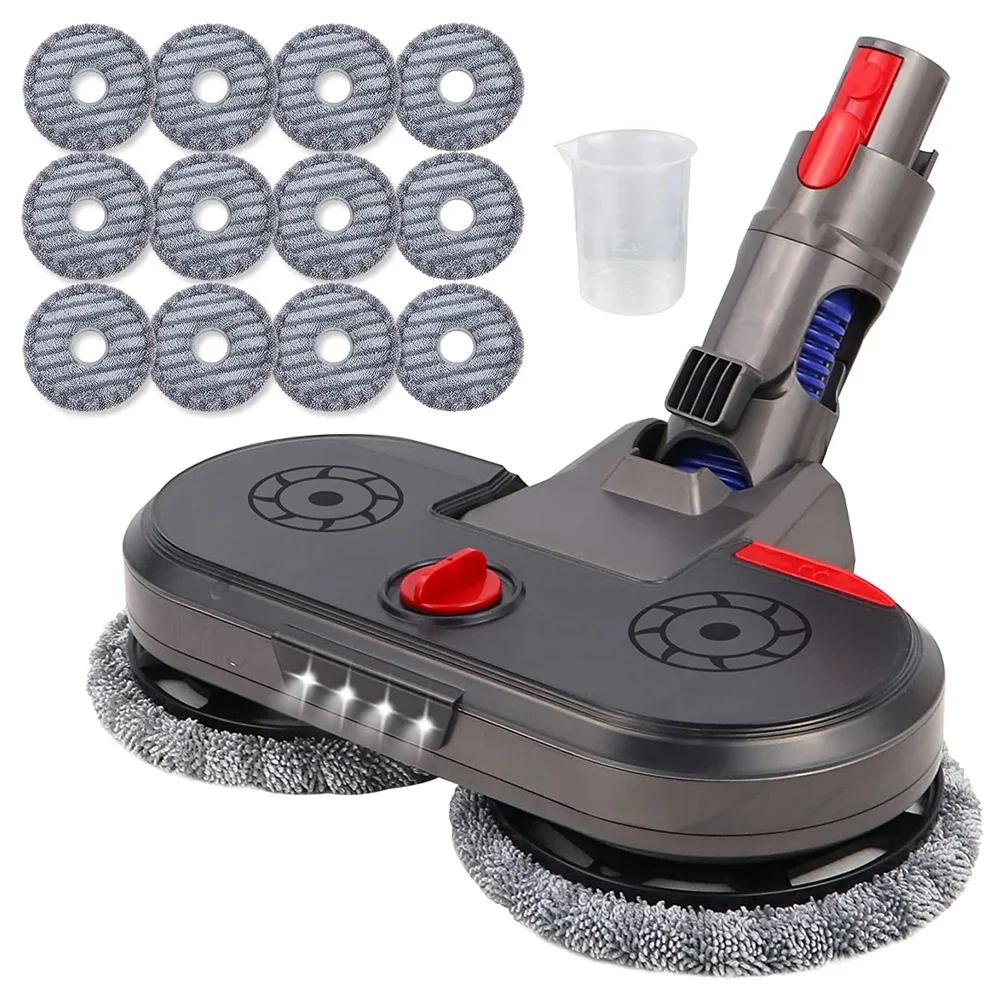 

Mop Attachment for Dyson V15 V11 V10 V8 V7 Electric Mop Attachment with Integrated Water Tank, LED Light