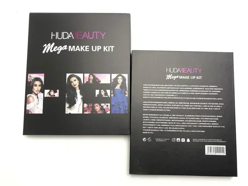НОВИНКА 2025 Hudas Beauty MAKE UP KIT 23 цвета Матовая мерцающая палитра теней для век