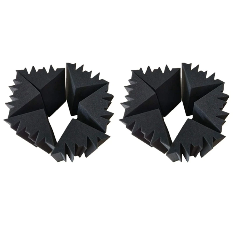 

BMBY-16 Pack Acoustic Panels Soundproofing Foam Acoustic Tiles Studio Foam Sound Wedges 12 X 12 X 24 Cm