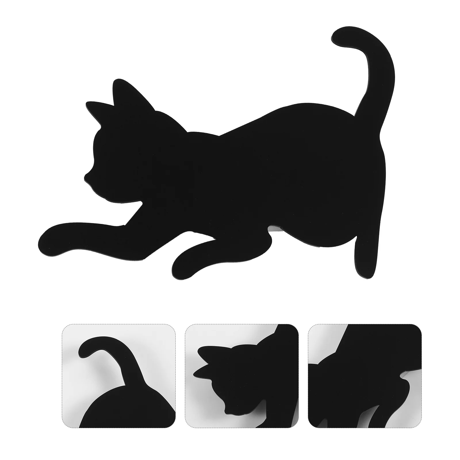 

1Pc Lovely Cat Shaped LED Sound Control Light Control Night Light Wall Lamp