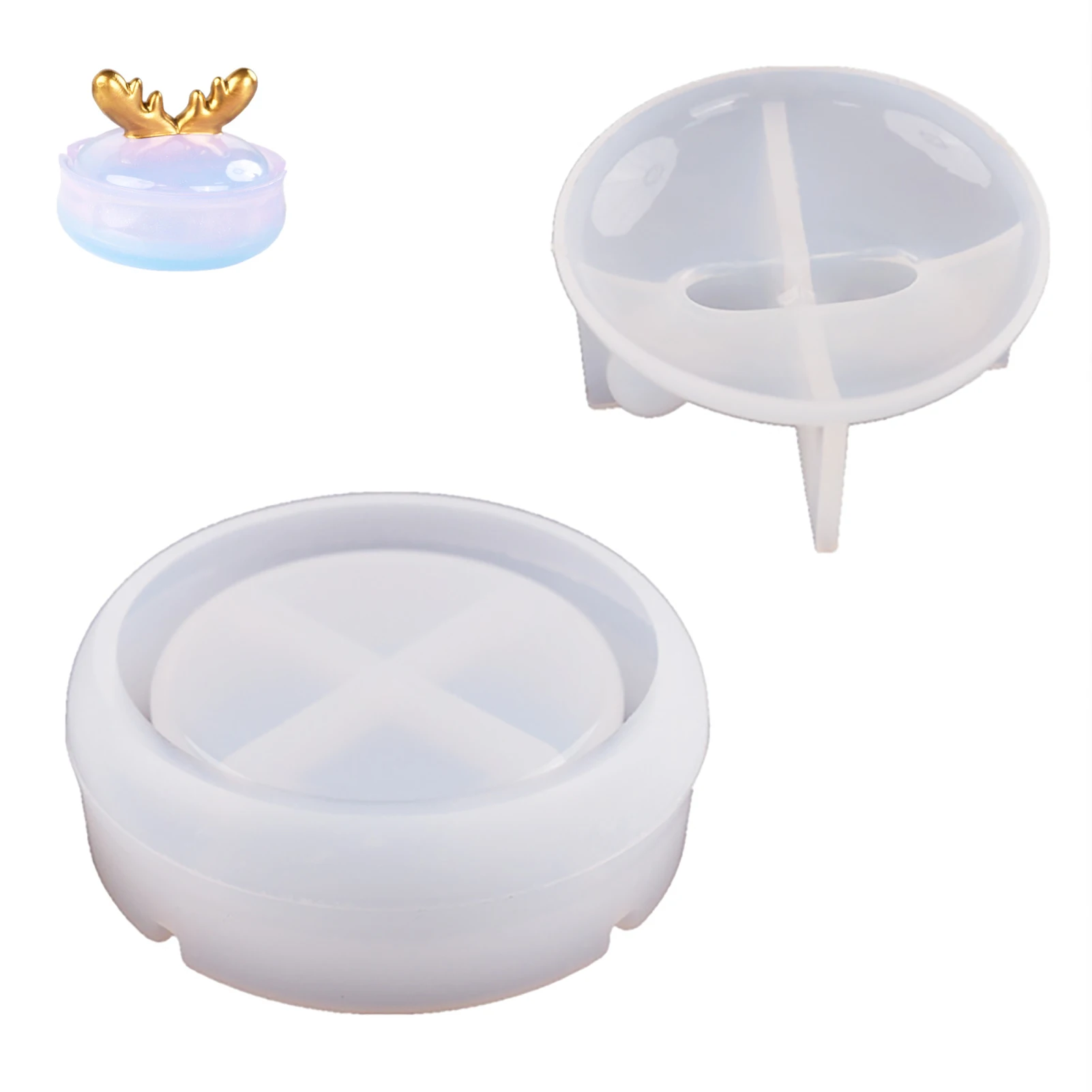 

DIY Ashtray Silicone Mould Star Deer Epoxy Resin Casting Mould Candle Holder Jewelry Making Handcrafts Soap DIY Tools Kids Gifts