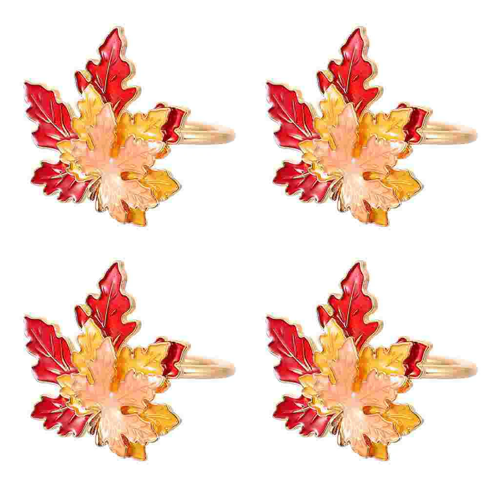

Napkin Holder Ring Rings Thanksgiving Party Decor Buckle Decorative Day Band Dinner Festival