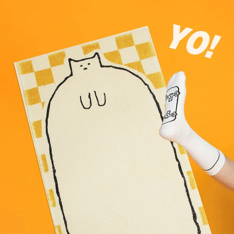 Домашний ковер для гостиной шахматная доска модные девичьи декоративные