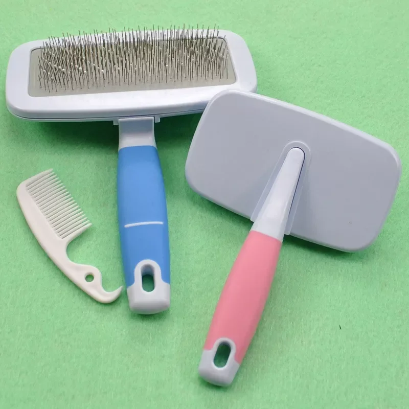 

Pet Dog Hair Removal Combs Cats Fur Cleaning Original Brush Large Size Combs Tool Stainless Non-slip Pet Supplies