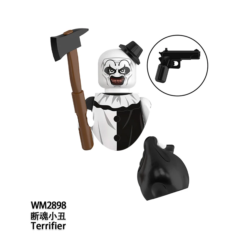 Новые строительные блоки на Хэллоуин: мини-фигурки Terrifier Death Megan, игрушки-конструкторы, подарки для детей и взрослых (art.: 3920d43747ca4) - 3920d43747ca4