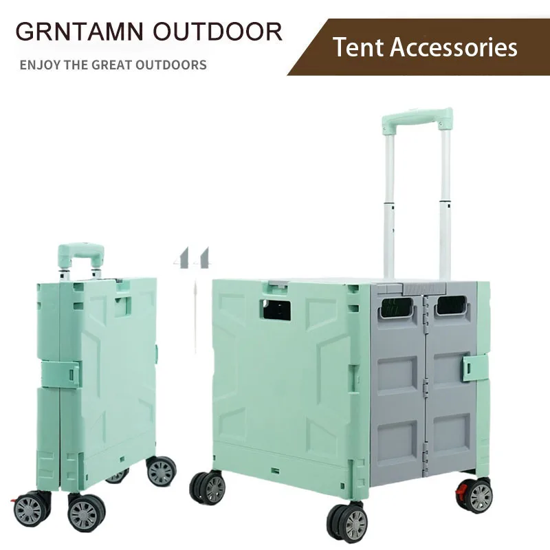 Многоцелевая складная тележка с бесшумными колесами развлечениями на свежем