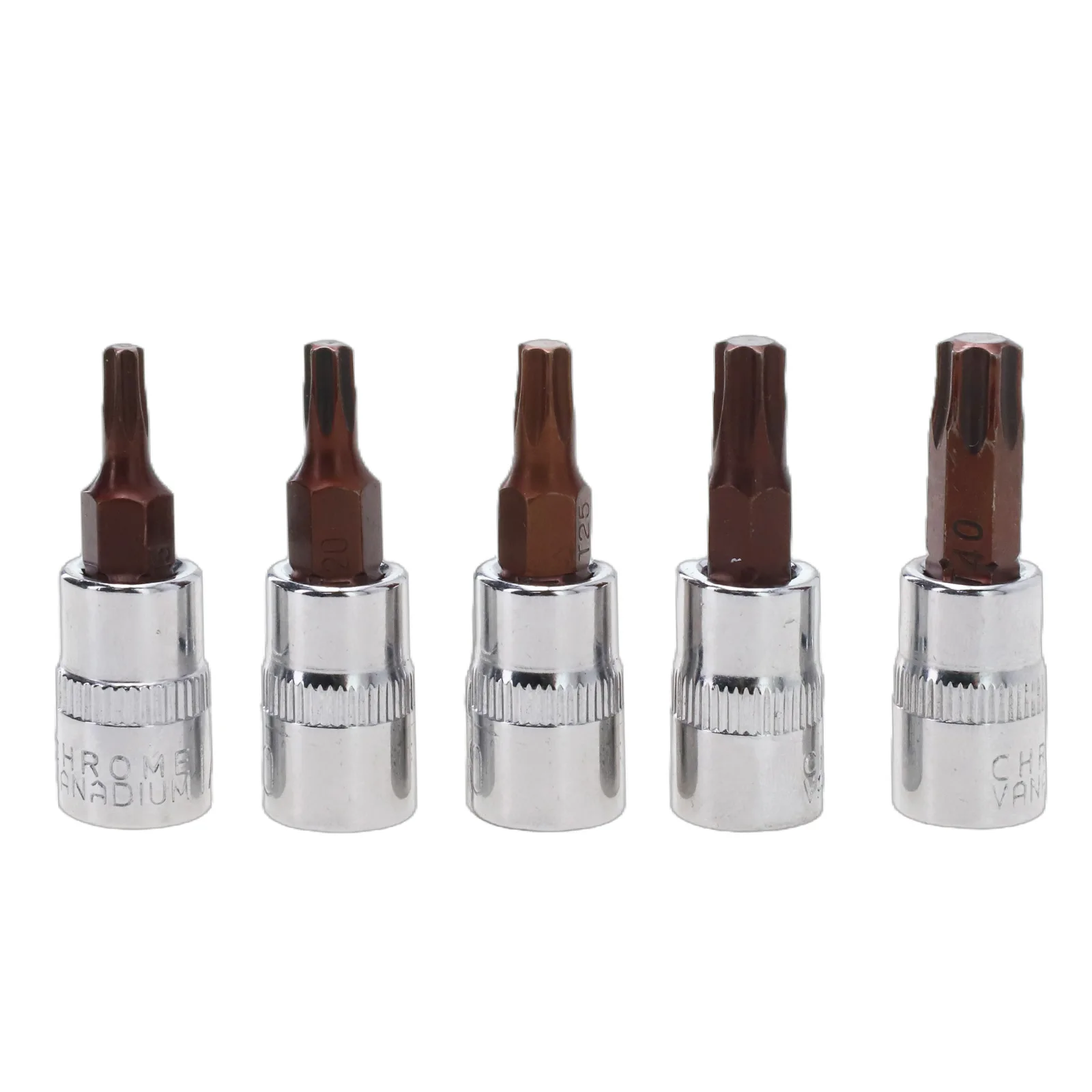 5 шт. отвертки Torx 1/4 дюйма инструменты с торцевой головкой T15 T20 T25 T30 T40 для
