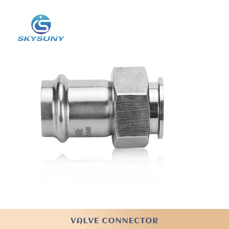 

304/316L double pressurized stainless steel water pipe direct union mobile threaded fitting pipe fittings