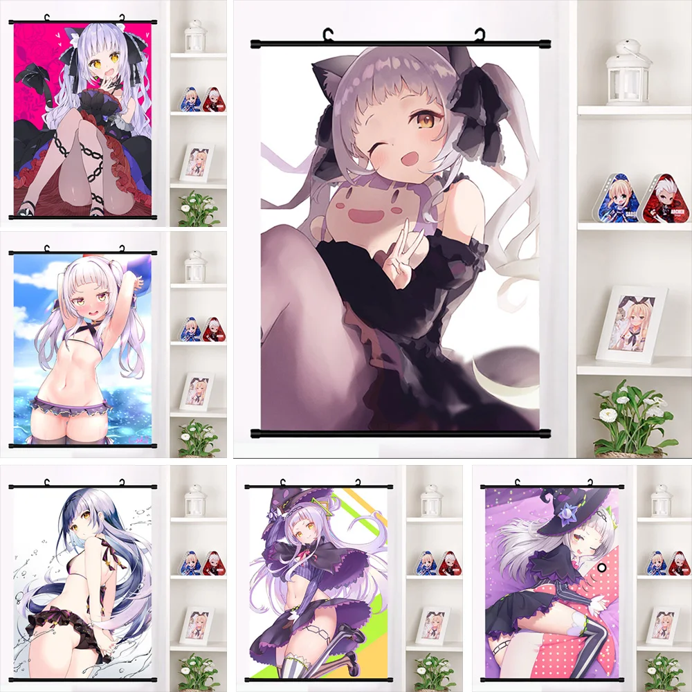 

Art Hololive VTuber Murasaki Shion Poster Canvas Painting HD Prints Wall Home Cudros Hanging Scrolls Mural Bedroom Decoration