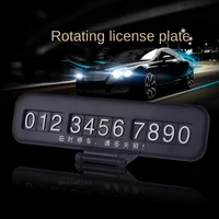 car temporary parking and moving telephone number plate hidden parking plate invisible moving card for luminous vehicle