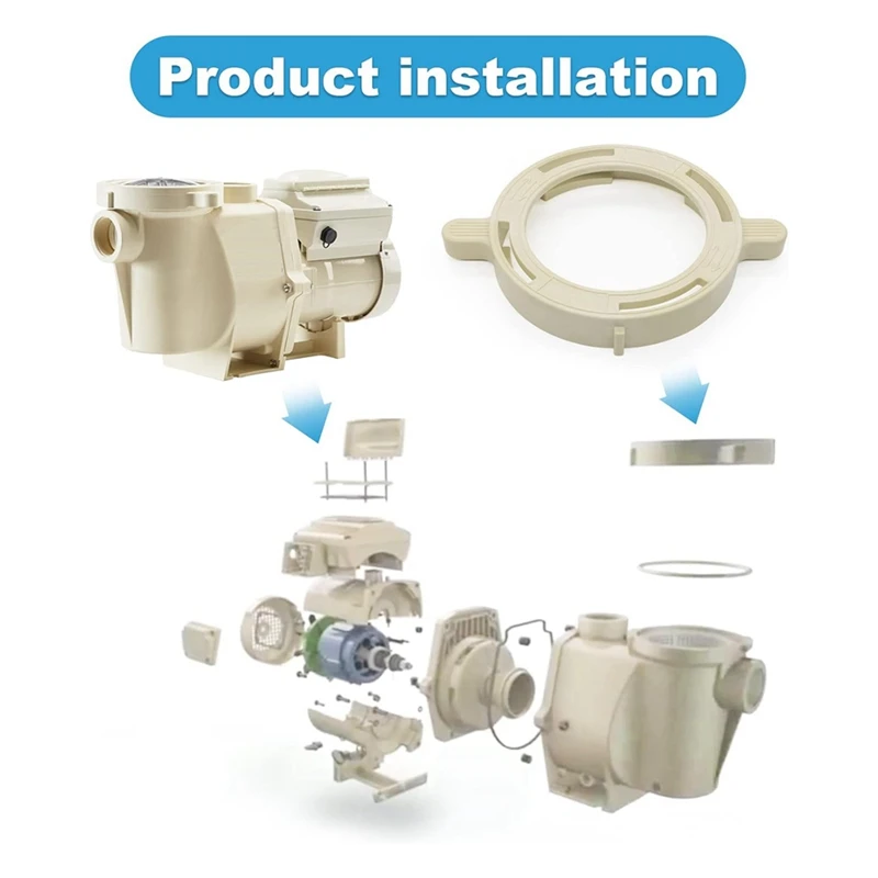 Стопорное кольцо деталей насоса для бассейна 357199 Замена и спа-насоса Whisperflo Intelliflo