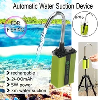 2400mah fishing suction device usb automatic oxygenation air pump intake water absorber hand washer outdoor fishing equipment