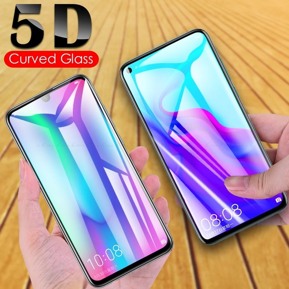 

Закаленное стекло 5D с изогнутыми краями для HuaWei P Smart Plus Pro S Z Y5p Y6p Y6s Y7a Y7p Y8p Y8s Y9a Y9s, защитная пленка для экрана