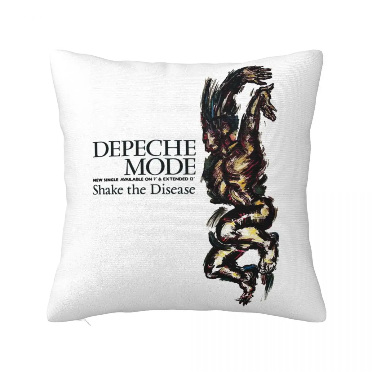 

Depeche Cool Mode Pillowcase Soft Fabric Cushion Cover Gift Throw Pillow Case Cover Home Zippered 45*45cm