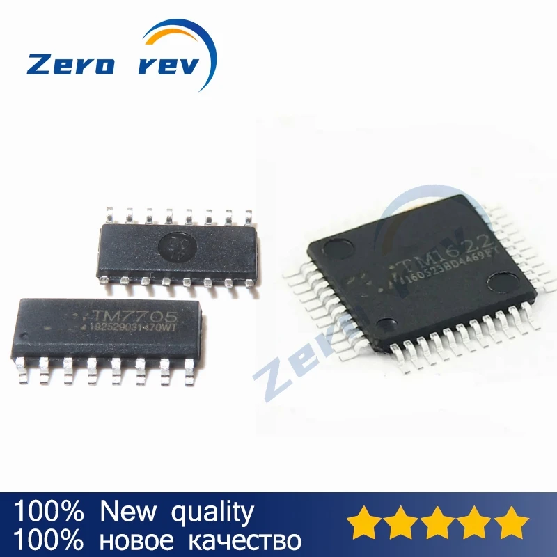 

5Pcs 100% New TM7705 SOP-16 TM1622 TM1726 TM1629 LQFP-44