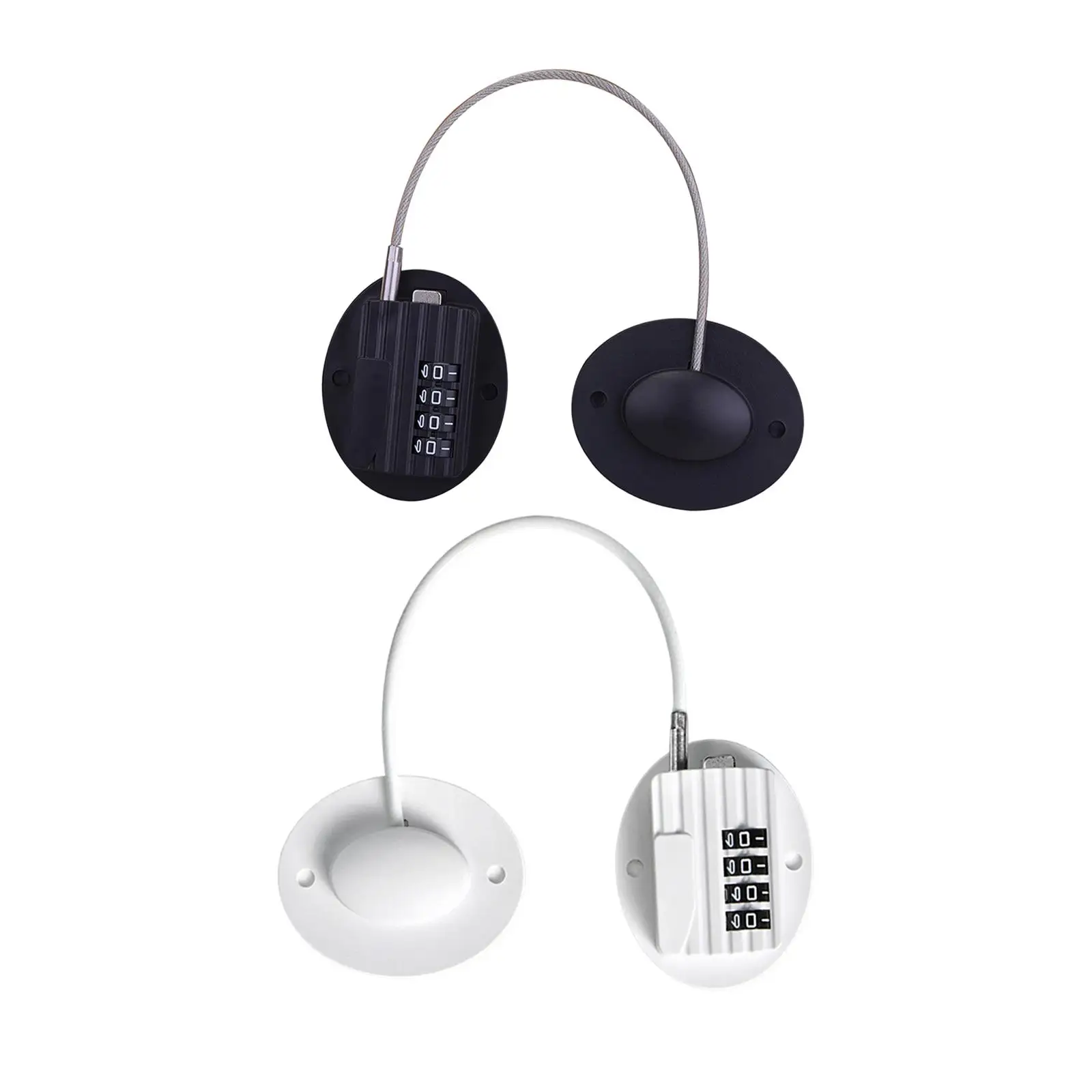

Refrigerator Lock, Self Adhesive 4 Digit Lock Children Protection Door Lock