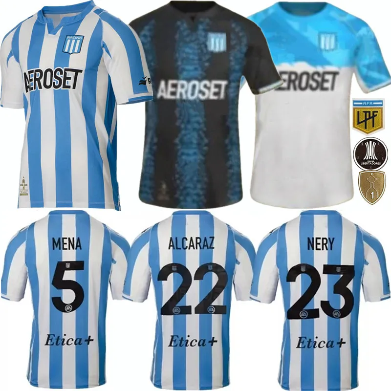 

Camisa Racing Club de Avellaneda Soccer Jerseys 2022 23 Home Away CHURRY ROJAS LISANDRO SOLARI CVITANI Football Shirt Kit