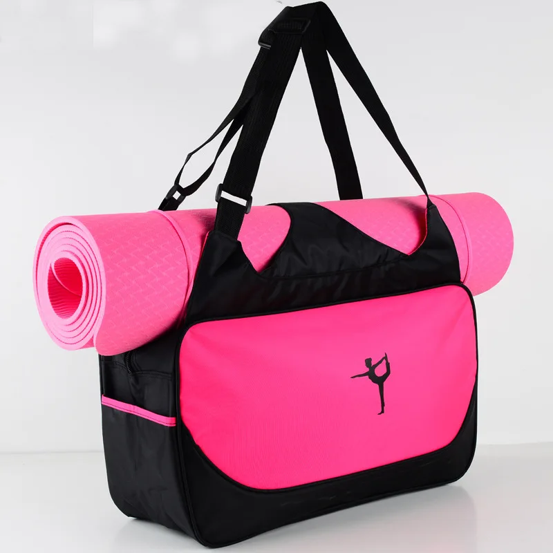 

High-quality multifunctional waterproof yoga bag for fitness mat nylon backpack shoulder