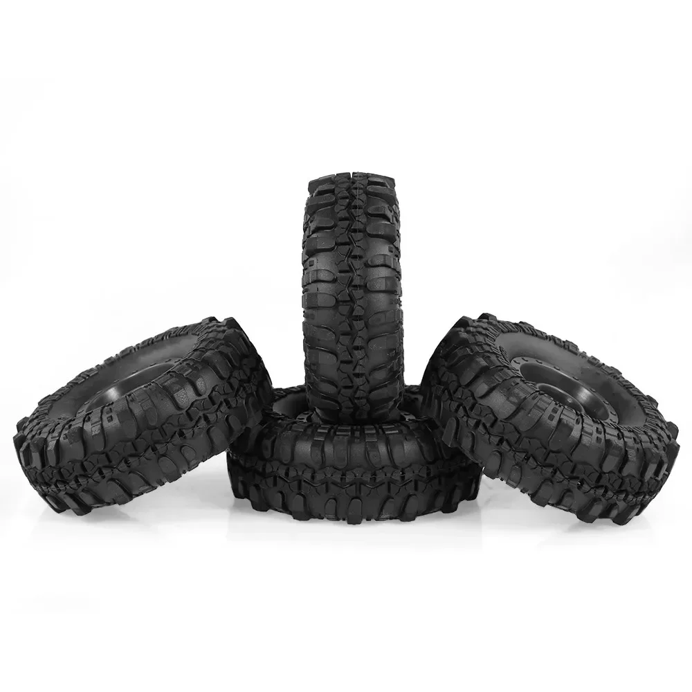4 шт. 1 0 "49*18 мм Beadlock микро гусеничные колесные диски набор шин для 1/24 RC