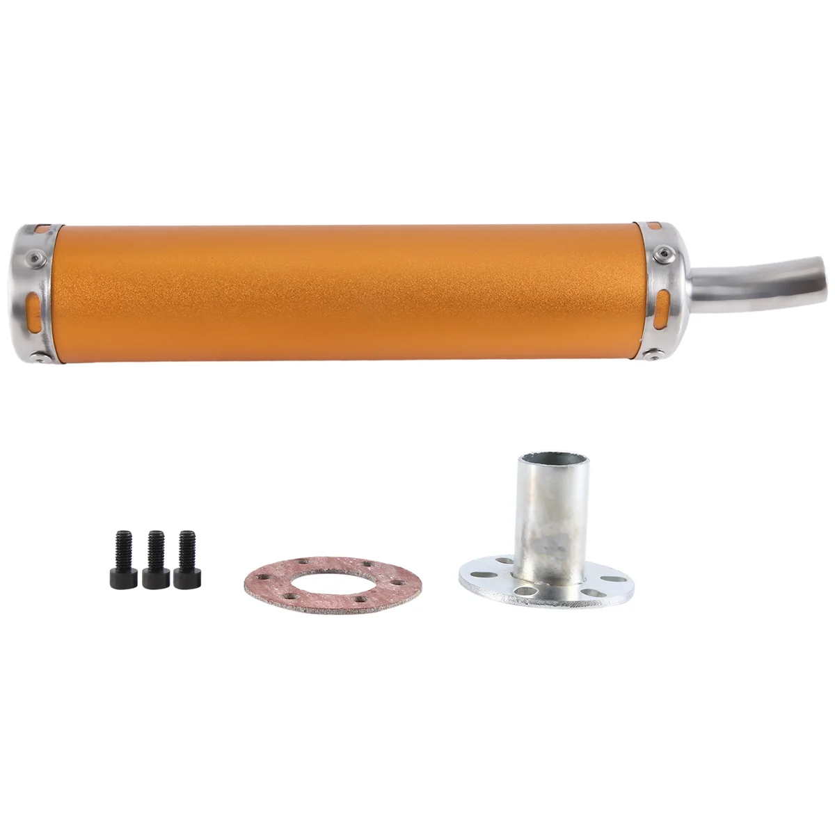 

Tail Throat Exhaust Pipe Muffler Bend Tail Pipe Gold