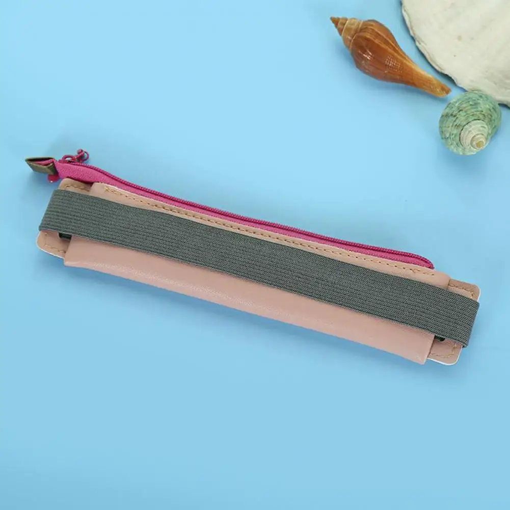 

PU pencil case Useful 6 Colors Convenience Business High-end Custom Pencil Case school supplies Pencil Bag Pen Case