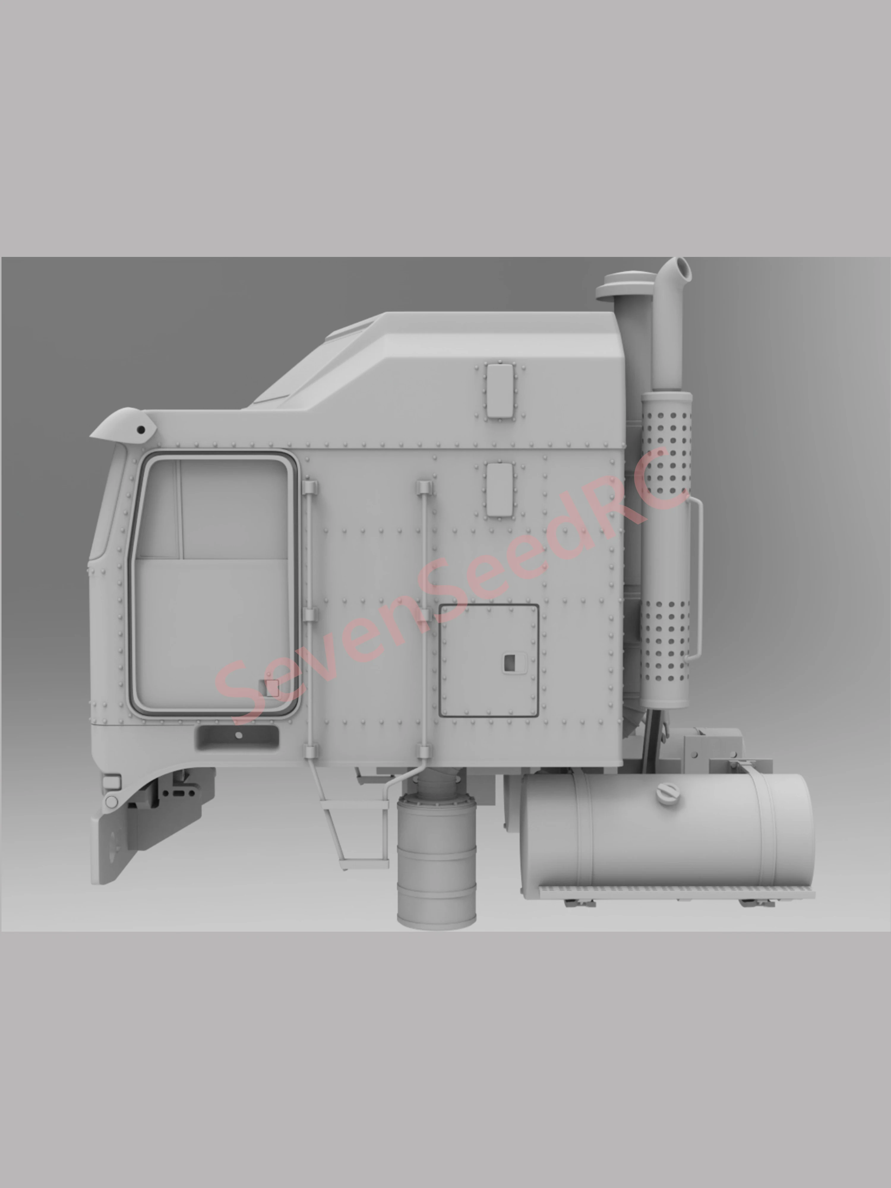 Фото Комплект грузовой кабины с 3D принтом Kenworth K100 Tamiya Fmx, статическая точечная модель JDM Lesu Lxy Scaleclub №1