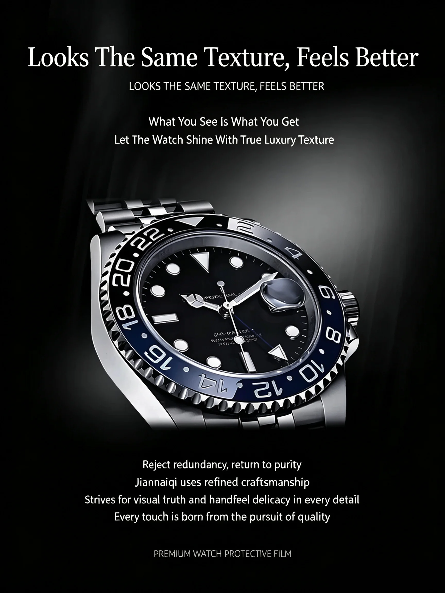 Защитная пленка для часов Jiannaiqi для Cartier Tank WSTA0042, полный комплект невидимых наклеек против царапин для корпуса часов и ремешка часов (art.: 3920dc5aab9f0) - 3920dc5aab9f0