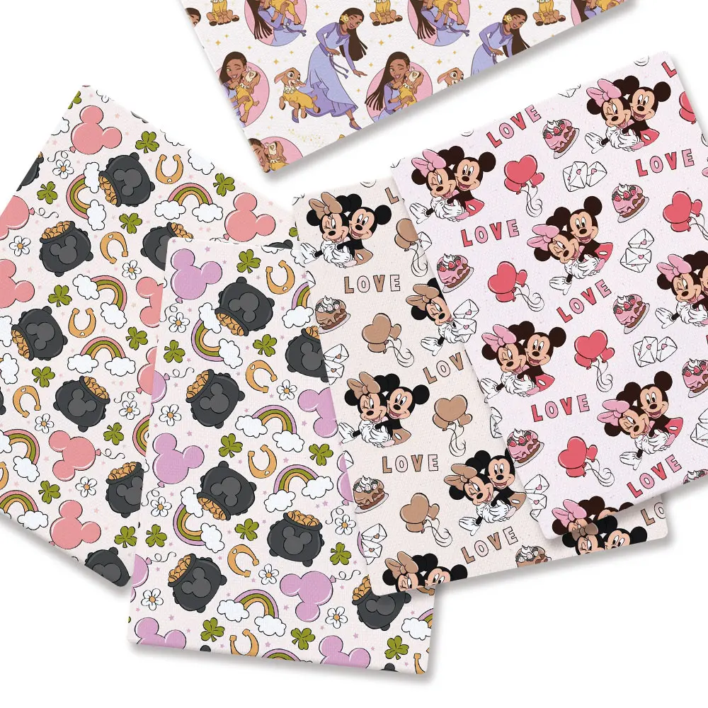 Ткань disney 140x50 см мультяшная хлопковая ткань в стиле пэчворк детский домашний