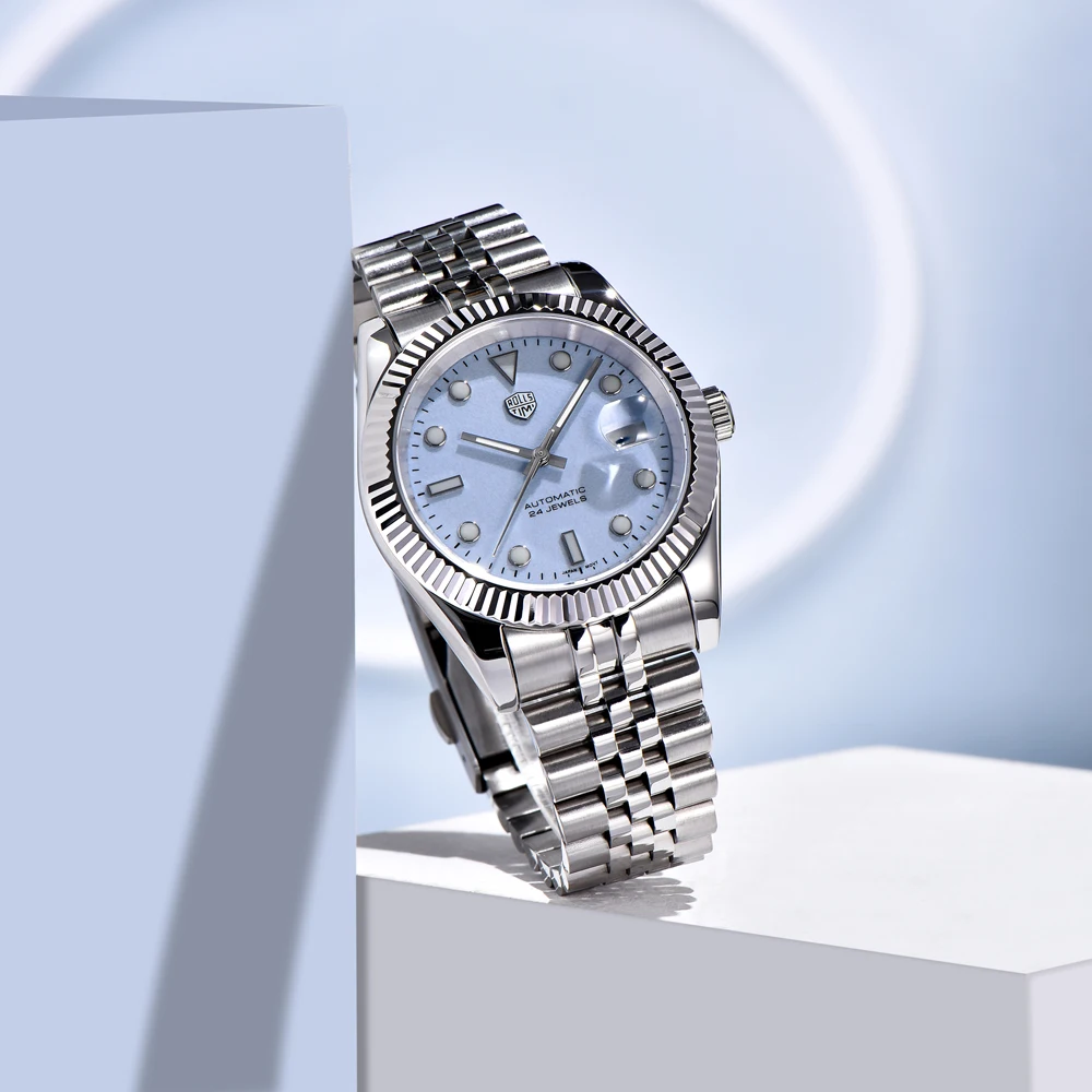 RollsTimi новые мужские автоматические часы 40 мм из нержавеющей стали