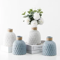 plastic vase imitation ceramic flower pot flower arrangement hydroponic home decoration flower pots decorative modern decor vase