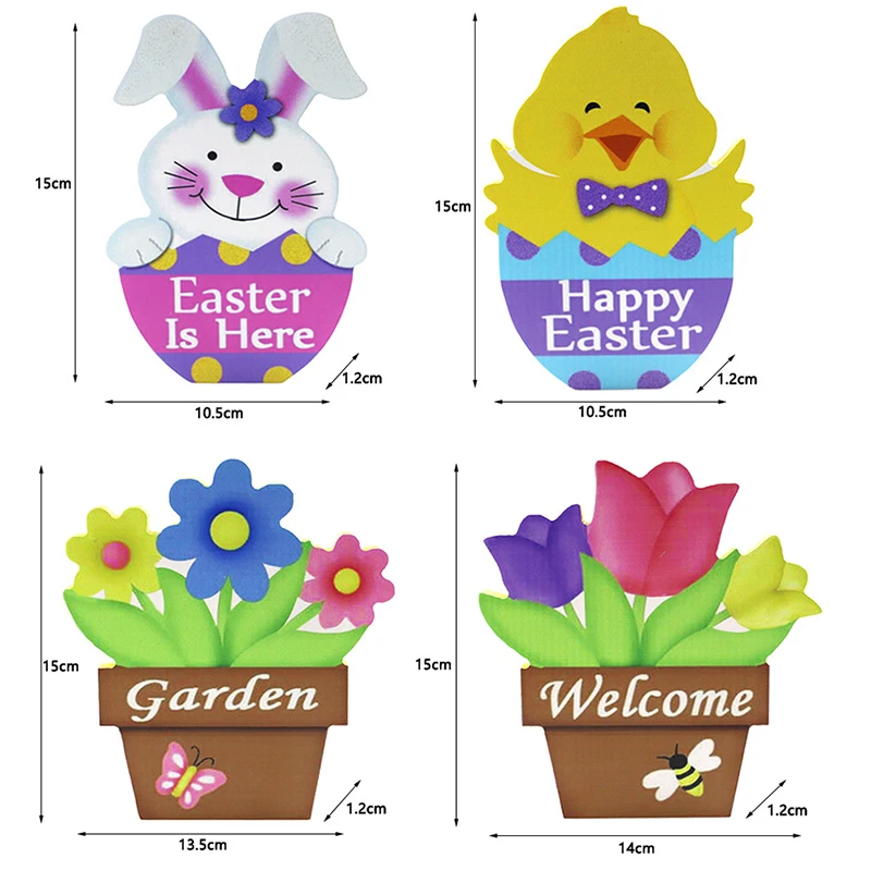 Пасхальный весенний семейный Декор для дома кролик яйца вечерние НКИ поделки