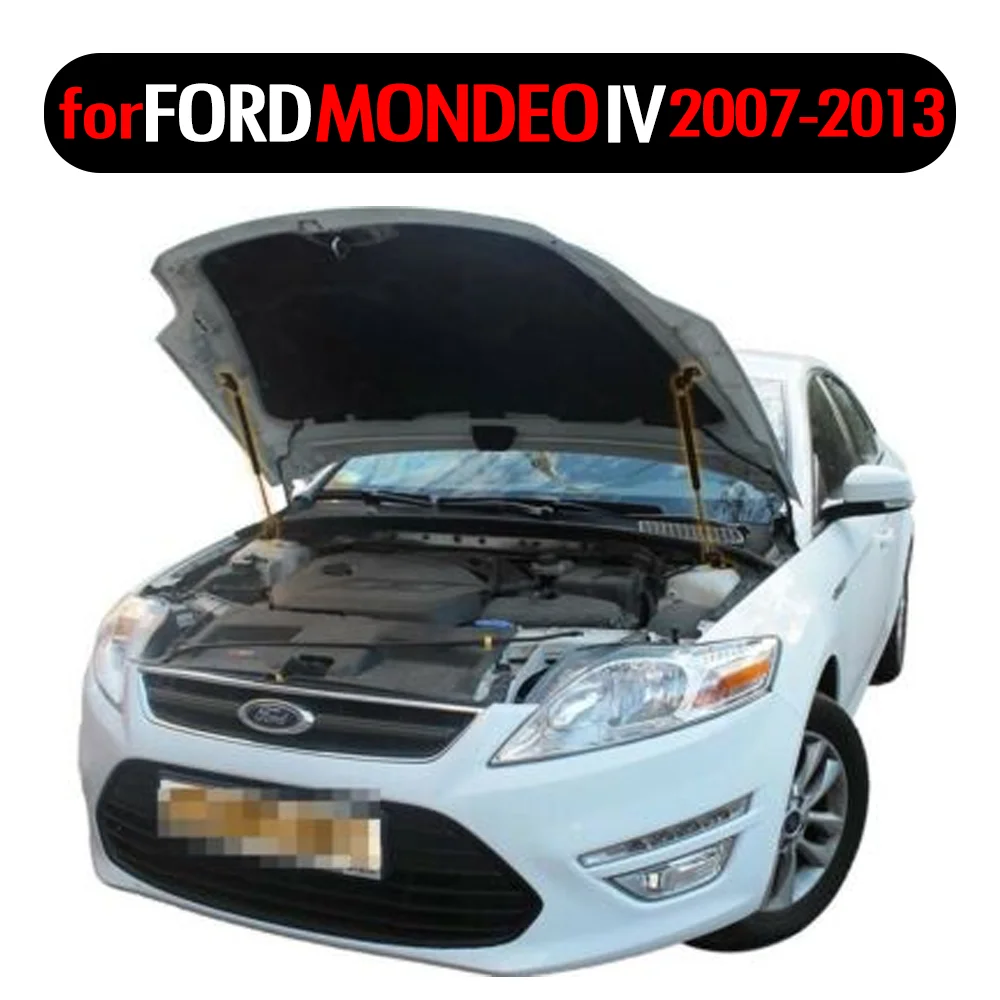 

for Ford Mondeo IV 2007-2013 Front Bonnet Hood Modify Gas Struts Carbon Fiber Spring Damper Lift Support Absorber