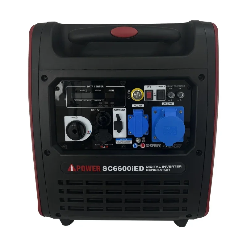 Бензиновый двигатель 6 кВт кВА 6000 Вт портативный двойной топливный бензиновый