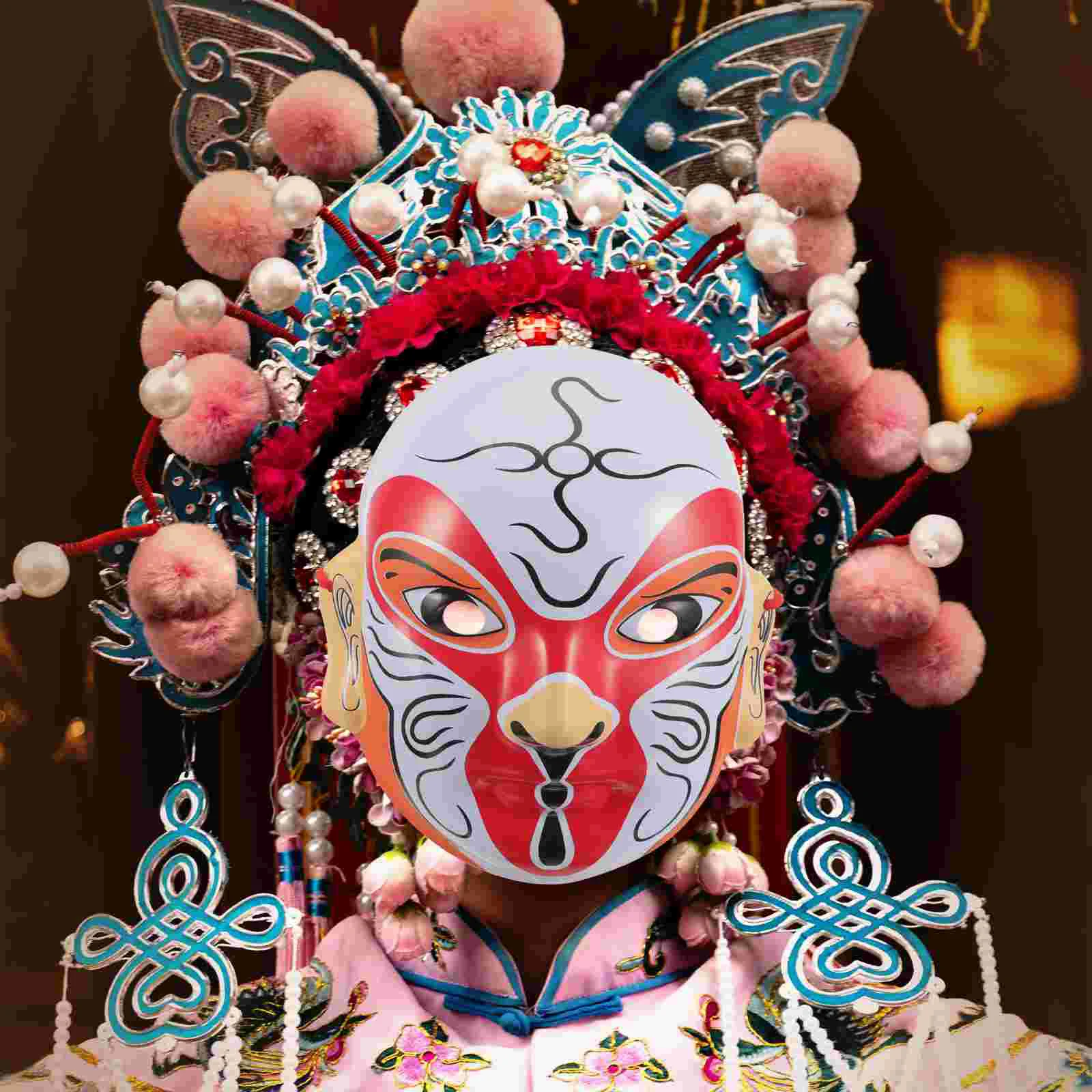 Пекинская опера маска для смены лица Sun Wukong пластиковые маски принадлежности