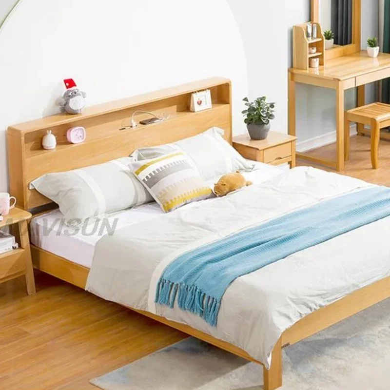 

Modern Multifunctional Beech Children Beds Solid Wood Nordic Style Youth Children Beds Storage Cabinet Lit Enfant Home Furniture