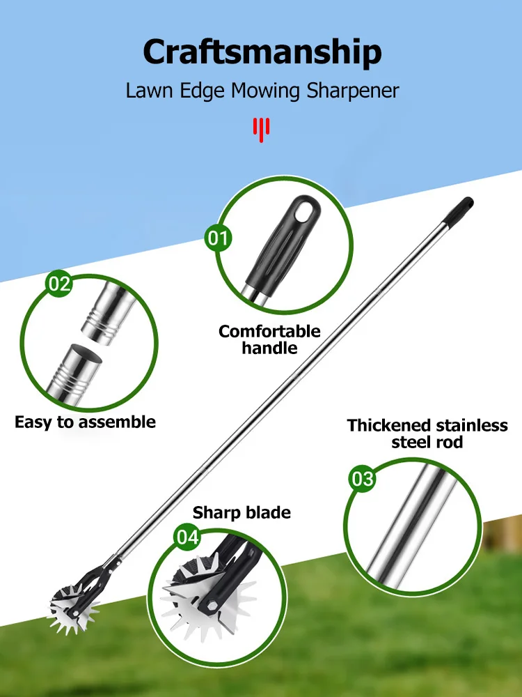 Машинка для стрижки травы на колесиках 1 2/1 6 м
