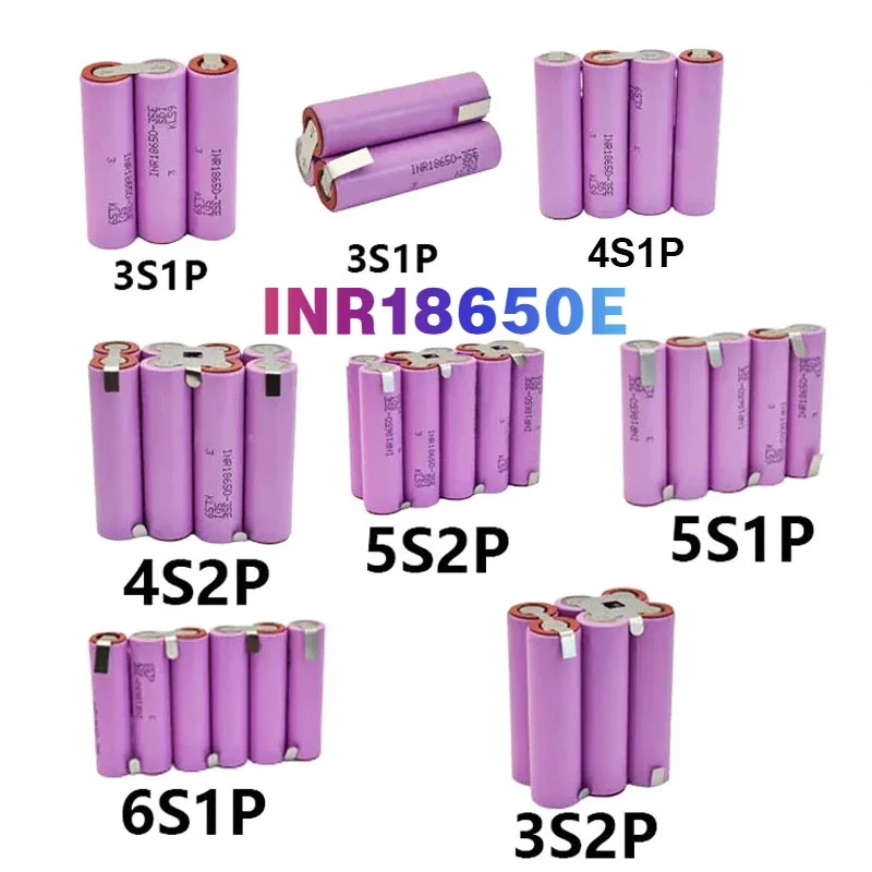 Фото 3S1P 3S2P 4S2P 4S1P 5S1P 5S2P 6S1P 8,4 В 3,7 В 10,8 В 18 В Аккумулятор 16,8 В INR18650 35E 3500 мАч Подходит для аккумулятора отвертки 18 В №2