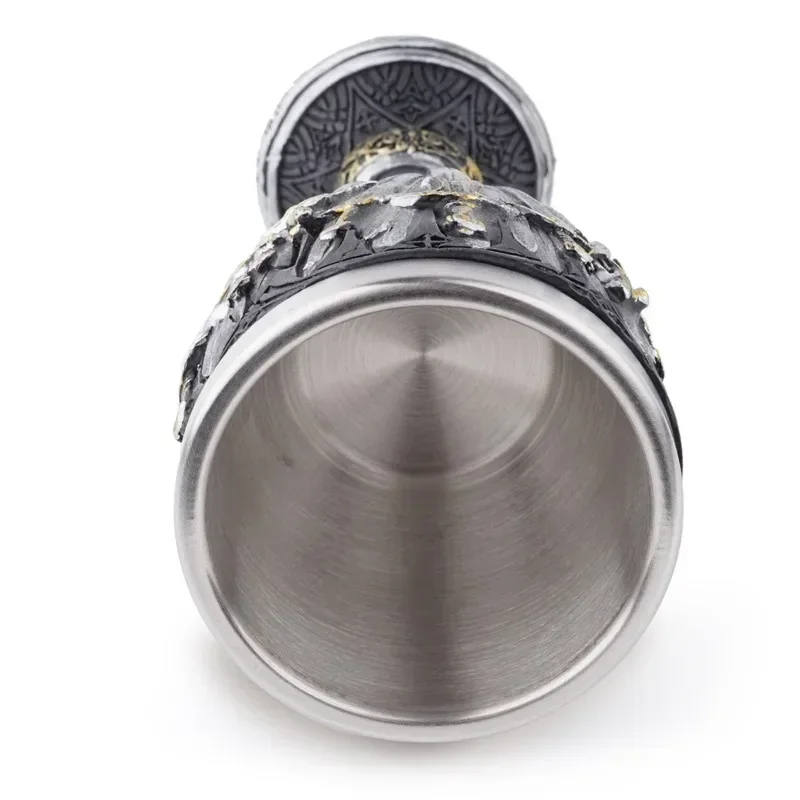 Бокал для вина на тему игры престолов с дизайном льда и огня украшения дома