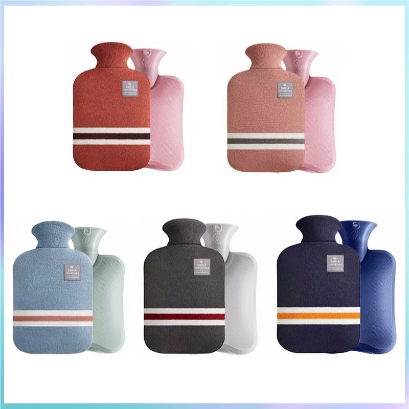 

1L-2L Warm Water Bag Water Hot-water Bag for Warm Belly Hands and Feet Keep on Hand Warmer Hot Water Bottle Bag