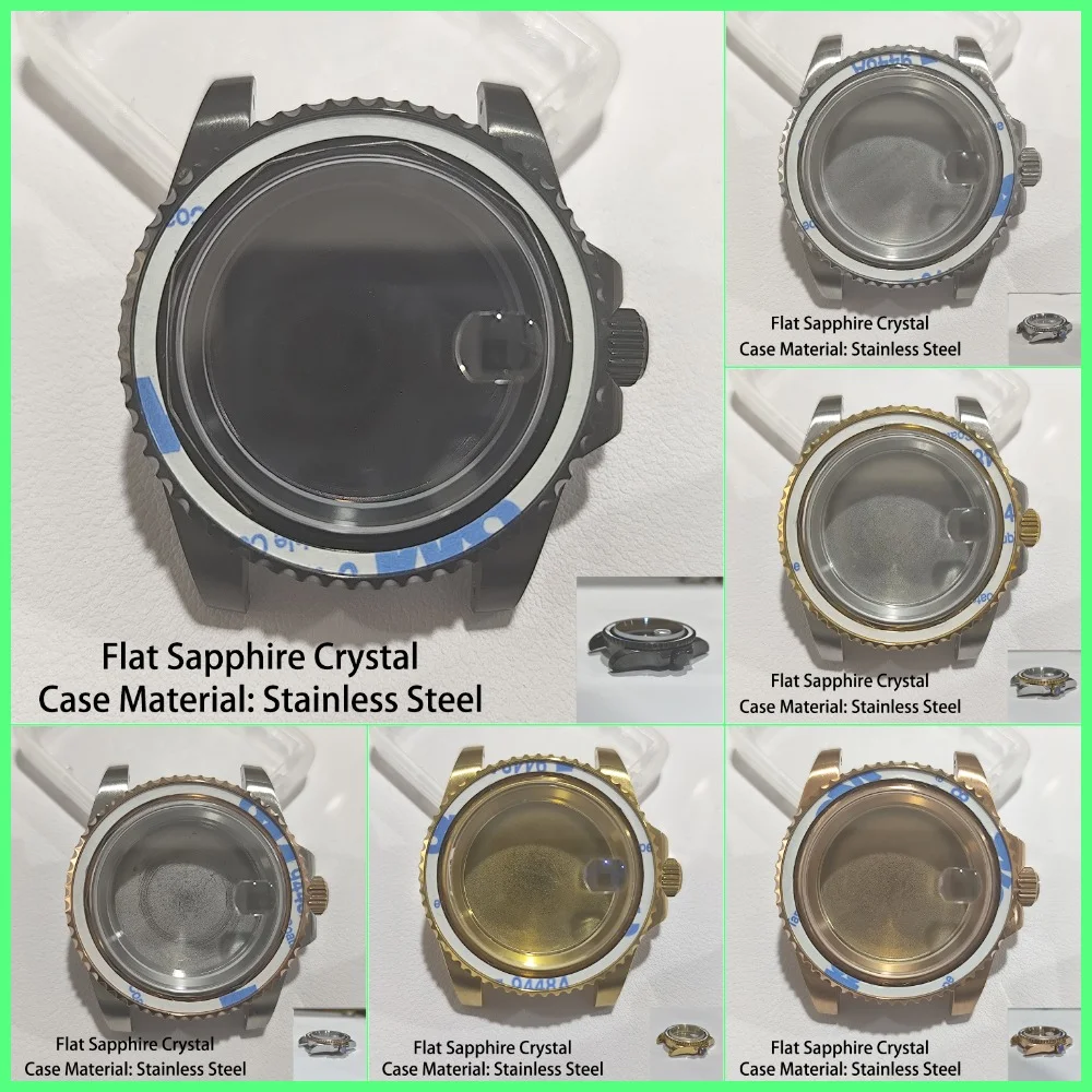 NH 35 NH36 Корпус для часов 40 5 мм Корпуса из сапфирового стекла Механизм циферблата