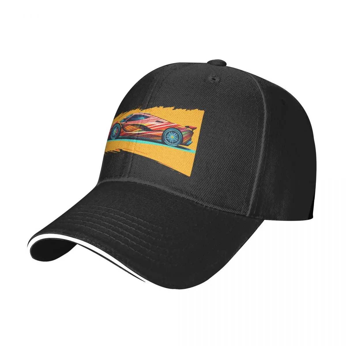 

Passionate Sports Car Baseball Cap Multicolored Retro Fashion Men Hip Hop Hats Printed Sports Baseball Caps Gift Idea
