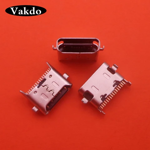 10-50 шт. 16-контактный USB-порт для зарядки типа C, разъем для Samsung A21 A215 A215U A215F A20S A207 207F A2070, разъем зарядного устройства