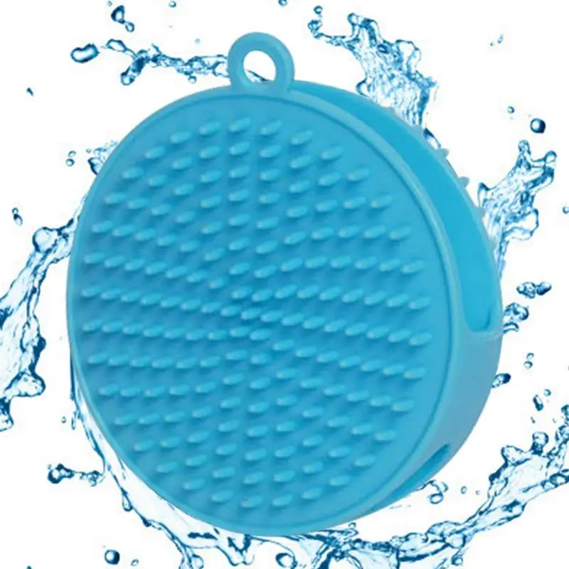 

Щетка для ванны для собак двусторонняя щетка для ванны для ухода за собаками Массажная расческа для собак товары для волос аксессуары для домашних животных больница