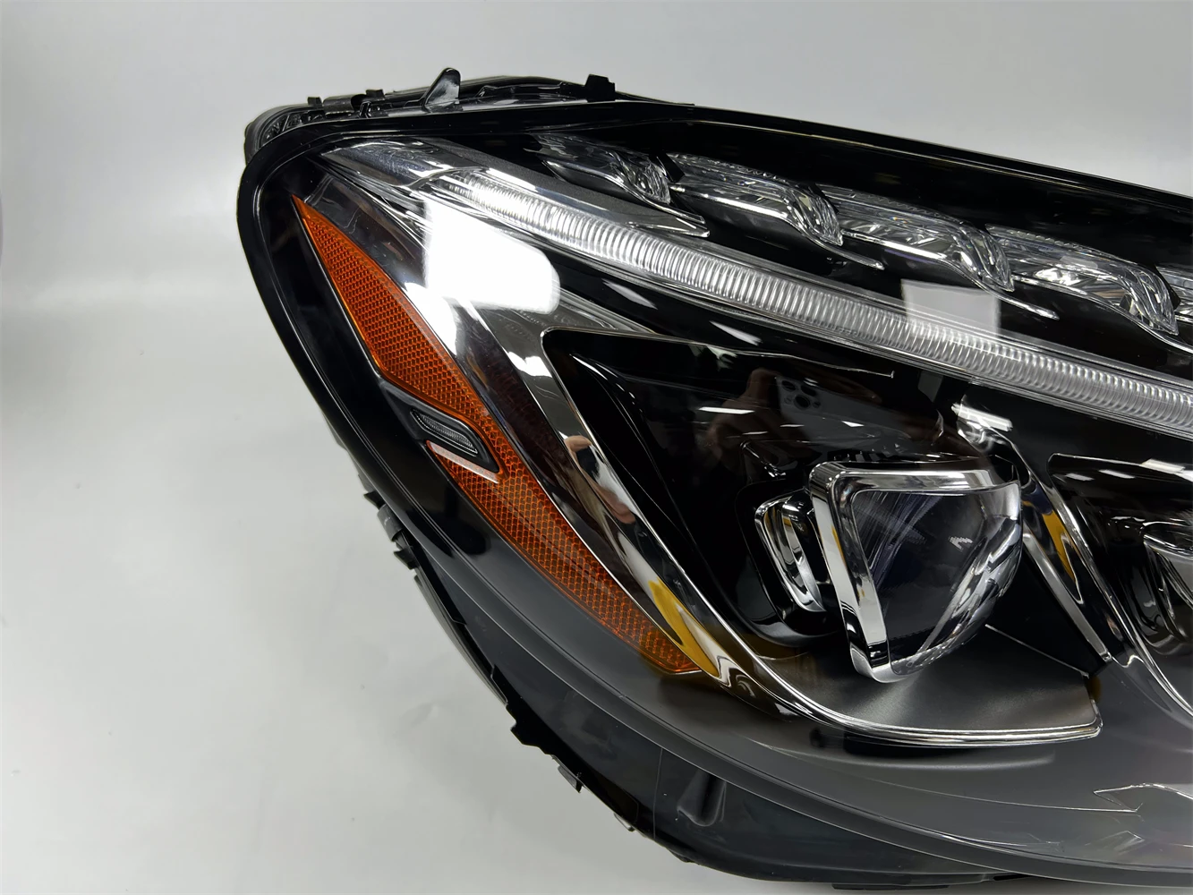 Автомобильная светодиодная передняя фара American edition в сборе для 2015 Mercedes-Benz C class C300
